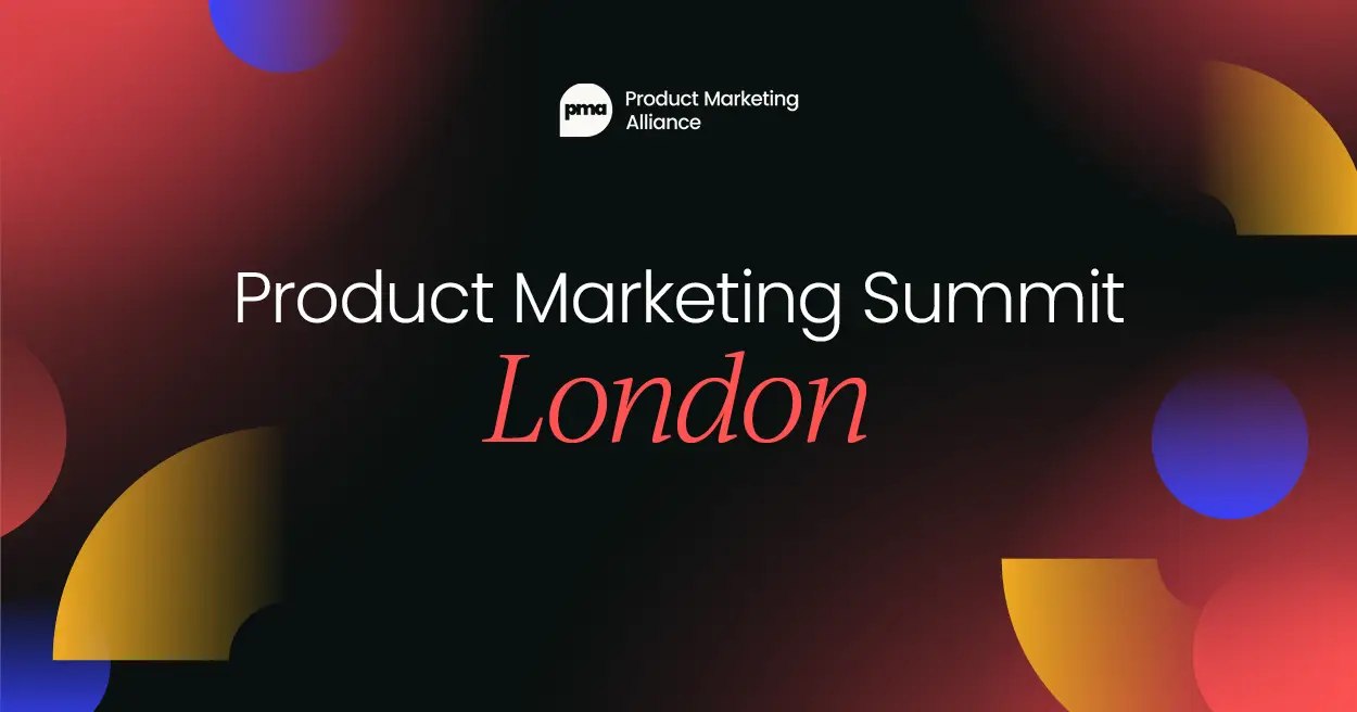 Product Marketing Summit London artwork from the organiser.